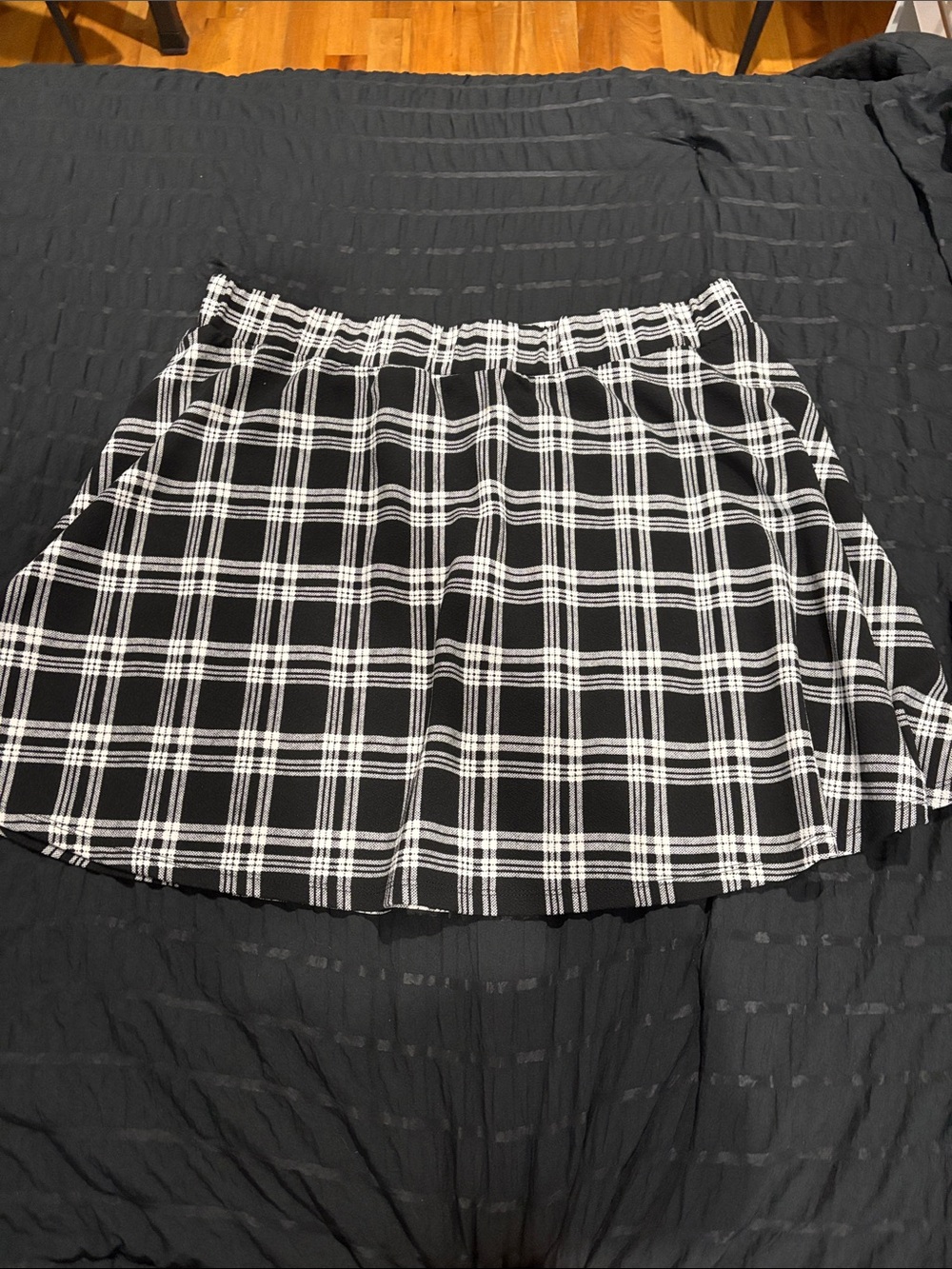 plaid skater skirt